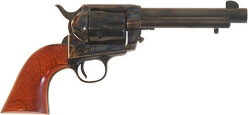 Cimarron Frontier Old Model 45 LC 5.5" 6-Shot SAO Revolver - Color Case Hardened/Blued Walnut