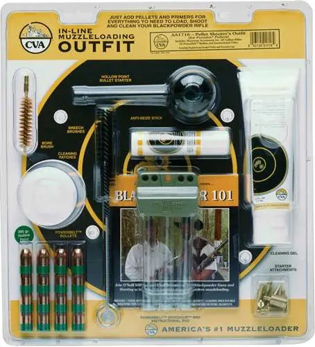 CVA .50 Cal Pellet Shooters Muzzleloading Accessory Outfit