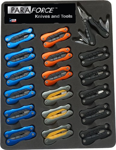 Accusharp ParaForce Multi-Tool Counter Display - 18 Piece Pack