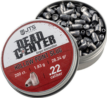 JTS Group Dead Center .22 Cal 28.24gr Hollow Point Airgun Slugs 200ct