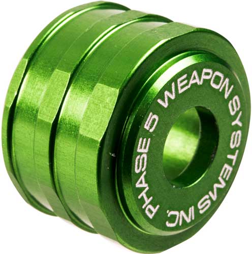Phase 5 Weapon Systems 12GSF 12 Gauge Shotgun Follower Green 7075-T6 Aluminum - W/O Mag Crimps