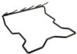 Lockdown Handgun Muzzle Rack 6-Gun 10.5" Black Steel