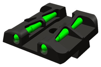 Hiviz LiteWave Rear Sight for Springfield XD / XD-M / XD-S - Red / Green / Black LitePipes
