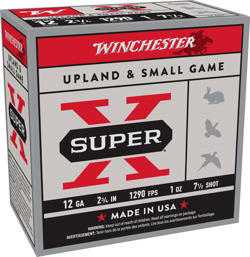 Winchester Ammunition Super-X 12 Gauge 2.75" 1 oz #7.5 Shot 1290 fps - 250 Rd Case