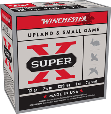 Winchester Ammunition Super-X 12 Gauge 2.75" 1 oz #7.5 Shot 1290 fps - 250 Rd Case