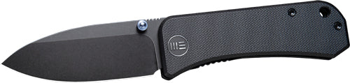 WE Knife Banter 2.9" S35VN Black Stonewashed Folding Liner Lock Knife - Black G10