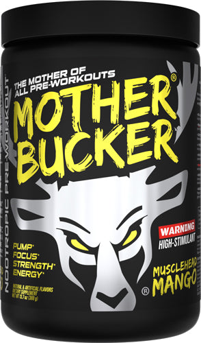 Bucked Up Mother Bucker Pre-Workout Musclehead Mango 20 Srv