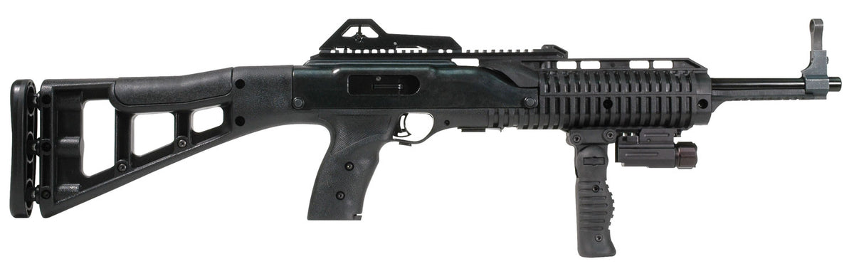 Hi-Point 995TS Carbine 9mm Luger 16.5" 10+1 Semi-Auto Rifle - Forward Folding Grip & Flashlight