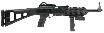 Hi-Point 995TS Carbine 9mm Luger 16.5" 10+1 Semi-Auto Rifle - Forward Folding Grip & Flashlight