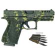 Great Lakes Firearms GL19 Striker 9mm Luger 4" 15+1 Semi-Auto Pistol - Lichen Black Bundle