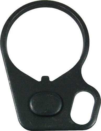 Guntec USA AR-15 Single Point Sling Adapter - Black Steel