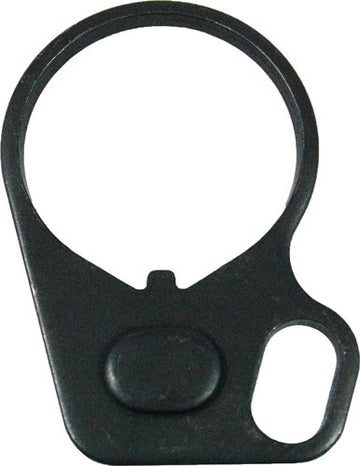 Guntec USA AR-15 Single Point Sling Adapter - Black Steel