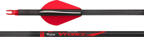 Victory Archery VForce Sport 300 Fletched Arrow 6-Pack