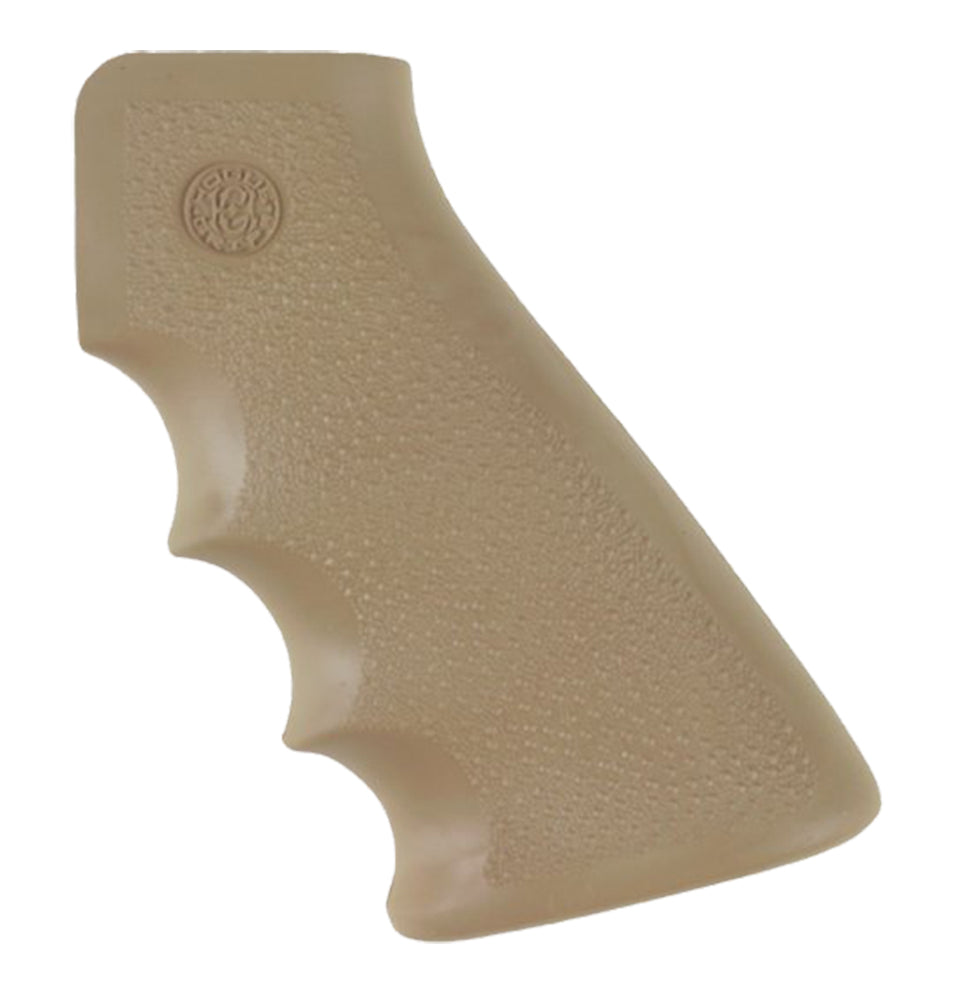 Hogue OverMolded Rubber Grip w/ Finger Grooves AR-15/M16 Desert Tan