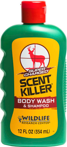 Wildlife Research Super Charged Scent Killer Body Wash & Shampoo 12 fl oz Squeeze - Case of 6