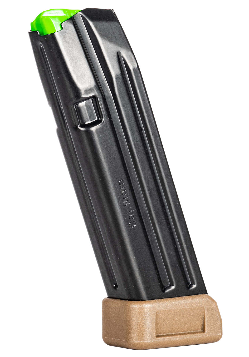 Mec-Gar Glock 17 9mm 20-Round Extended Anti-Friction Magazine - FDE
