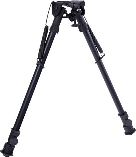 Aimtech Heavy Duty Bipod 13.5"-23" Adjustable Matte Black - Stud Mount