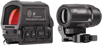 Sig Sauer ROMEO8T-AMR Red Dot & JULIET3T-MICRO 3x Magnifier Combo Kit 40mm QBCD 2.0 Black