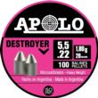Hatsan Apolo 22 Destroyer .22 Cal 28gr Airgun Pellets - 100/ct