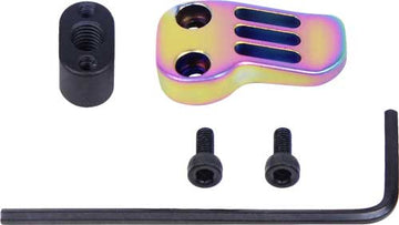 Guntec USA AR-15/.308 Extended Magazine Catch Paddle Release - Rainbow PVD