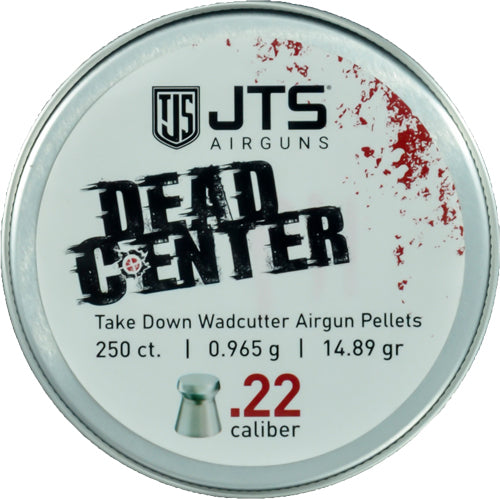 JTS Group Dead Center 22 Cal 14.89gr 250ct Wadcutter Airgun Pellets