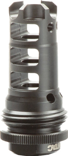 LANTAC USA Dragon Muzzle Brake 7.62x39mm AK M14x1 LH QPQ Black - SilencerCo ASR Mount