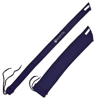 Beretta Gun Sock 2-Pc w/Logo - 25" Stock Sock & 35" Barrel Sock - Blue