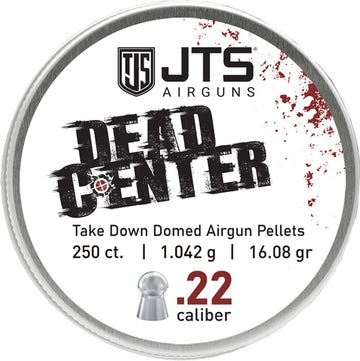JTS Group Dead Center .22 Cal 16.08gr 250ct Domed Airgun Pellets