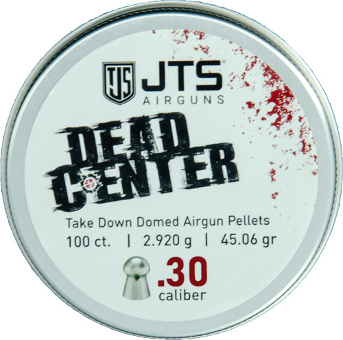 JTS Group Dead Center .30 Cal 45.06gr 100ct Domed Airgun Pellets