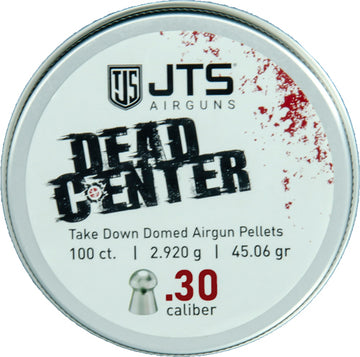 JTS Group Dead Center .30 Cal 45.06gr 100ct Domed Airgun Pellets