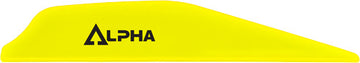 Bohning Alpha AR 1250 Vane 2.8" Neon Yellow 36-Pack