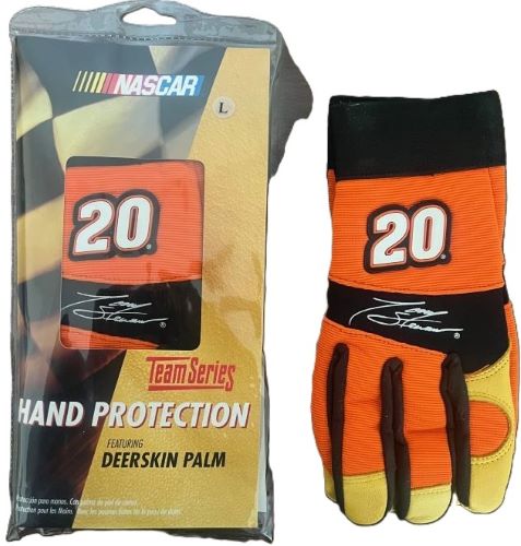 Encon NASCAR Team Series #20 Deerskin Gloves Large