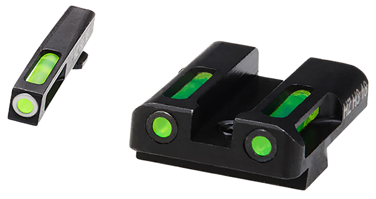 Hiviz LiteWave H3 Tritium LitePipe Sight Set for Glock 9mm/.40 S&W/.357 SIG
