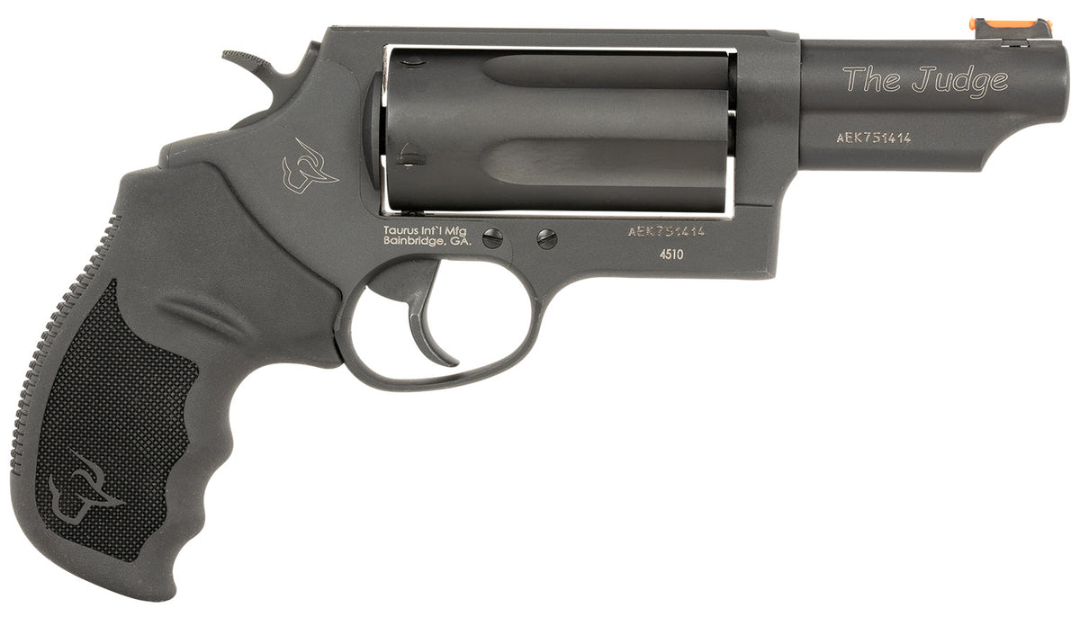 Taurus Judge Magnum TORO 45 Colt (LC)/410 Gauge 3 in 5-Rd Double-Action Revolver - Matte Black Oxide