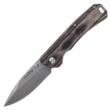 Uncle Henry UH Folder 3" Drop Point Plain Folding Knife - Pakka Wood Handle