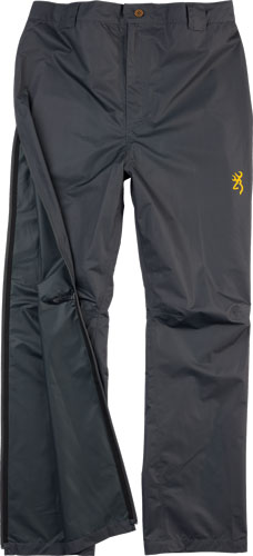 Browning Kanawha Rain Pant XX-Large Carbon Gray - Waterproof Side Zipper