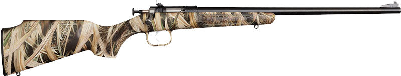 Crickett KSA2162 G2 Youth 22 LR 16.12" 1-Rd Bolt Action Rifle - Blued/Mossy Oak Shadow Grass Blades
