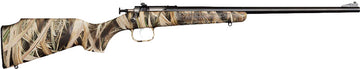 Crickett KSA2162 G2 Youth 22 LR 16.12" 1-Rd Bolt Action Rifle - Blued/Mossy Oak Shadow Grass Blades