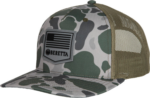 Beretta PM Trucker R112 Green Duck Camo Snapback Hat