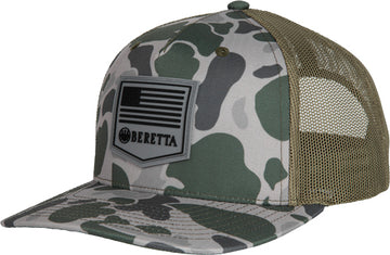 Beretta PM Trucker R112 Green Duck Camo Snapback Hat