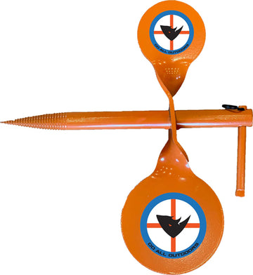 Do All Traps Handgun Tree Spinner 2 Stacked Steel Target