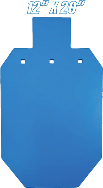 Bash Target Supply AR500 Silhouette Two-Third Size 12"x20" 1/2" Steel Target