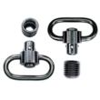 GrovTec GTSW295 HD Push Button Swivel Set Black 1-1/4" - 2 Pack