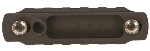 Bravo Company KeyMod 3\" 5-Slot Picatinny Rail Section - Aluminum - Black