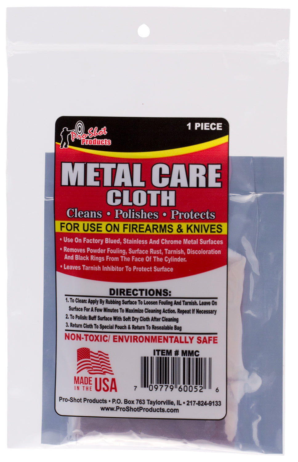 Pro-Shot Products Metal Care Cloth 12x15 1-Pack