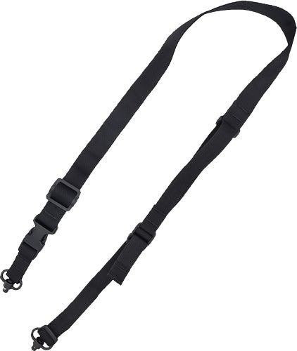 Tac Shield Warrior 2-N-1 QD Push Button Swivel Rifle Sling 1.25" Webbing - Black