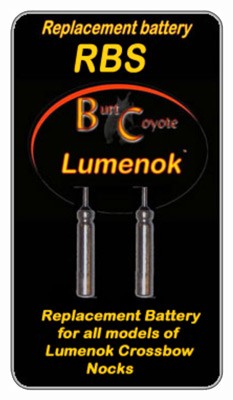 Lumenok RBS Replacement Battery for Lighted Bolt Nock 2-Pack