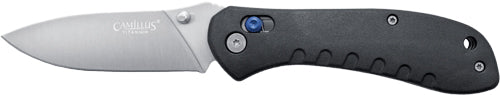 Camillus Rovax 3.25" Drop Point Folding Knife - Black