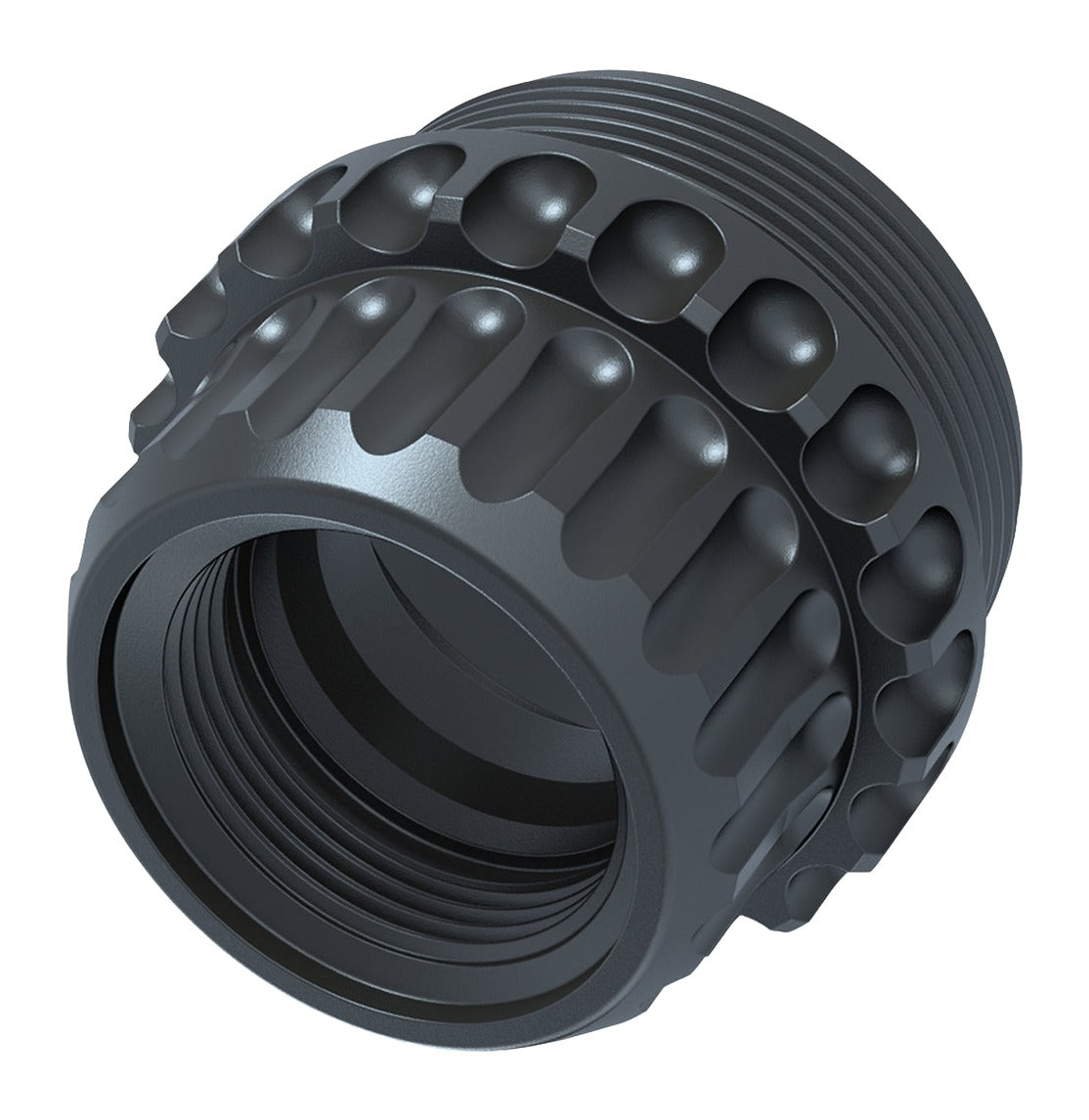 Lantac USA ADC Plan B HUB 1.375x24 Black QPQ Muzzle Adapter