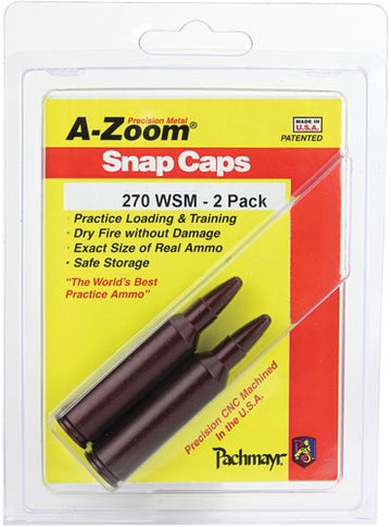 A-Zoom 12219 Rifle Snap Caps .270 WSM 2-Pack Dummy Rounds